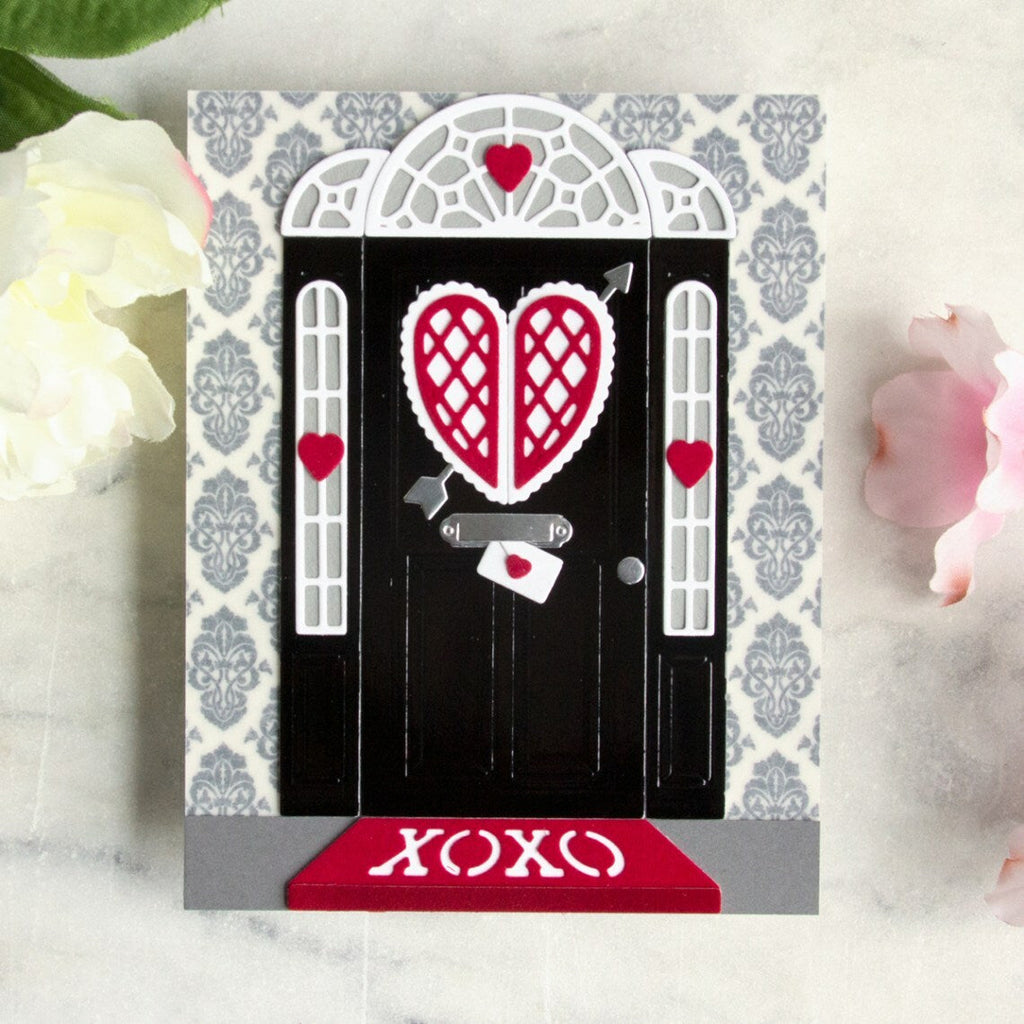 Open House Valentines Etched Dies from Love You More Collection (S3-429) Jean Manis Example