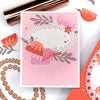 Anytime Glimmer Sentiments - Glimmer Hot Foil Kit of the Month (GOM-FEB22) Jenny Colacicco  pink card a note to make you smile. 