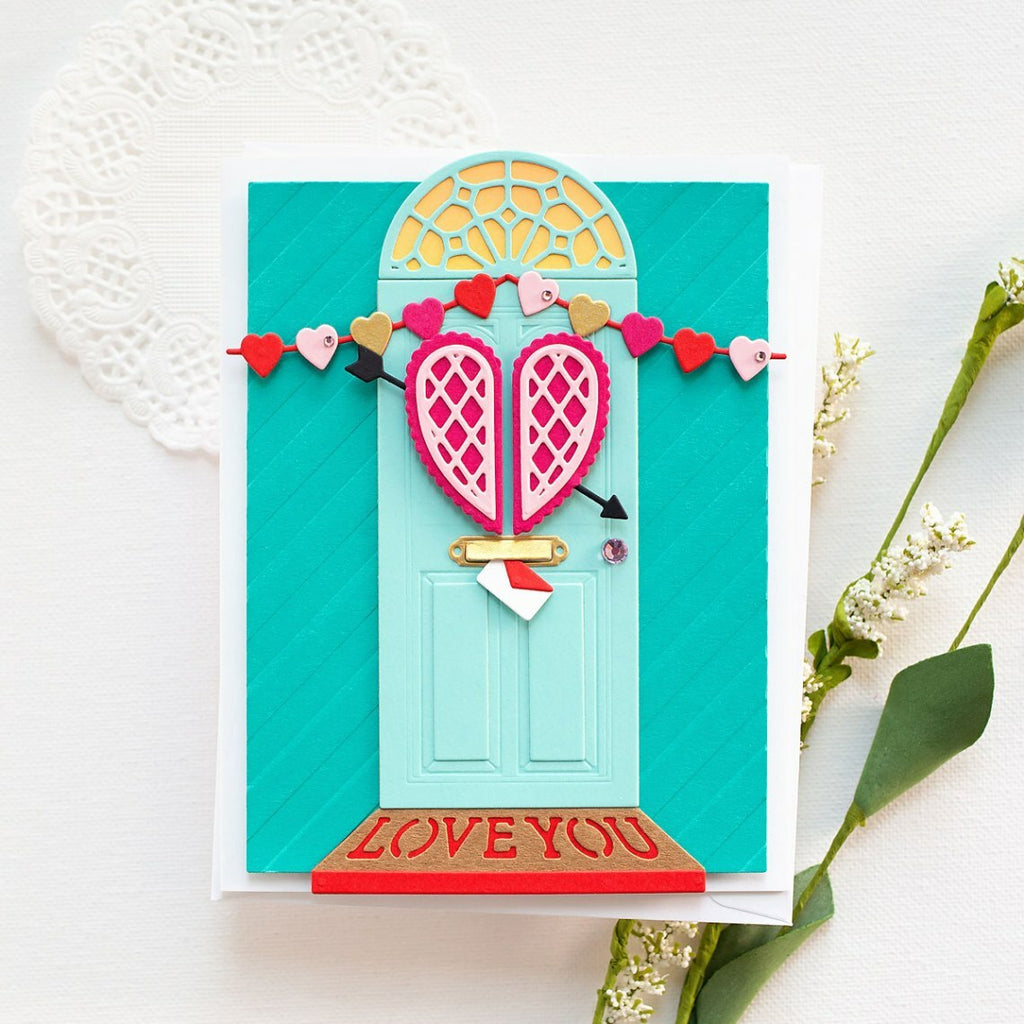 Open House Valentines Etched Dies from Love You More Collection (S3-429) Jung Ahsang Example