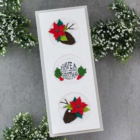 Christmas Blooms Etched Dies from the Tis the Season Collection (S4-1135) Project Example 12