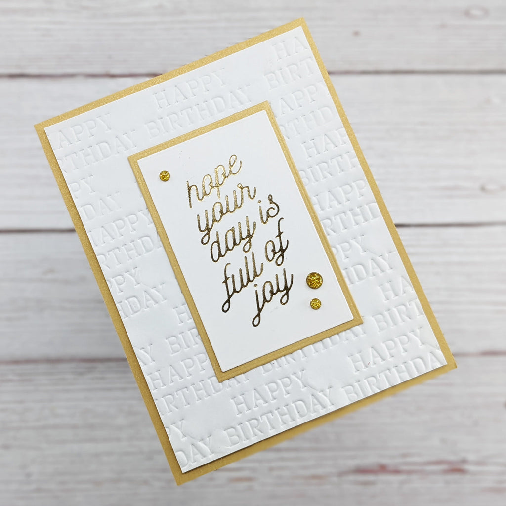 Anytime Glimmer Sentiments - Glimmer Hot Foil Kit of the Month (GOM-FEB22) Linh Van. 