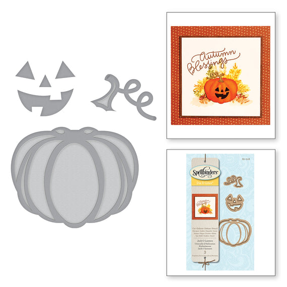 Die D Lites Jack O Lantern Holiday 2017 Etched Dies