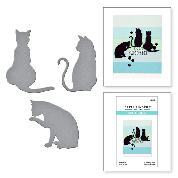 Die D-Lites Kitty Cats Etched Dies