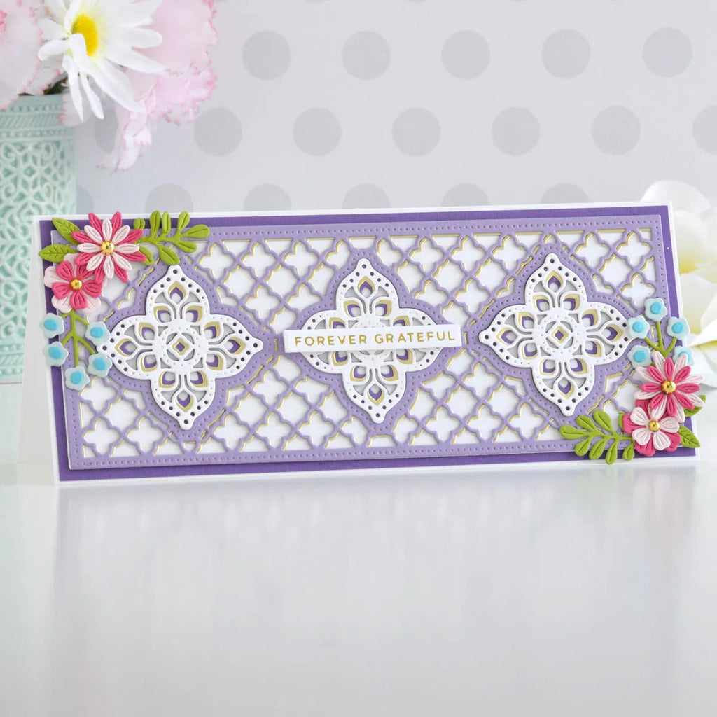 Mini Blooms and Sprigs Etched Dies from the Slimline Collection (S2-314) Project Example 3