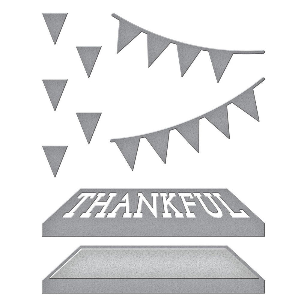 Open House Thankful Etched Dies from the Fall Traditions Collection (S2-322) Colorization