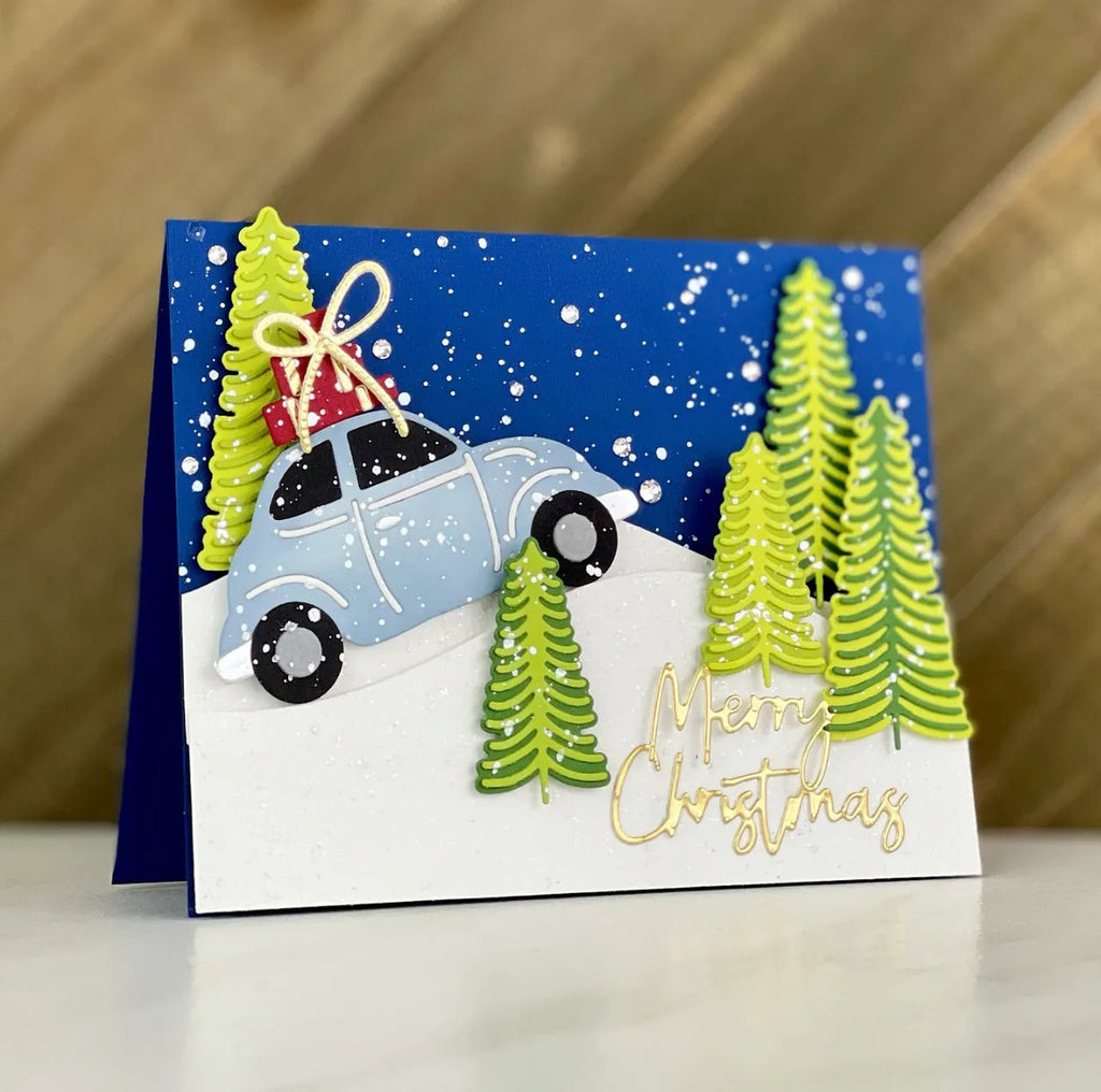 Color Block Scenic Scape Etched Dies from the Tis the Season Collection (S3-418) Project Example 3