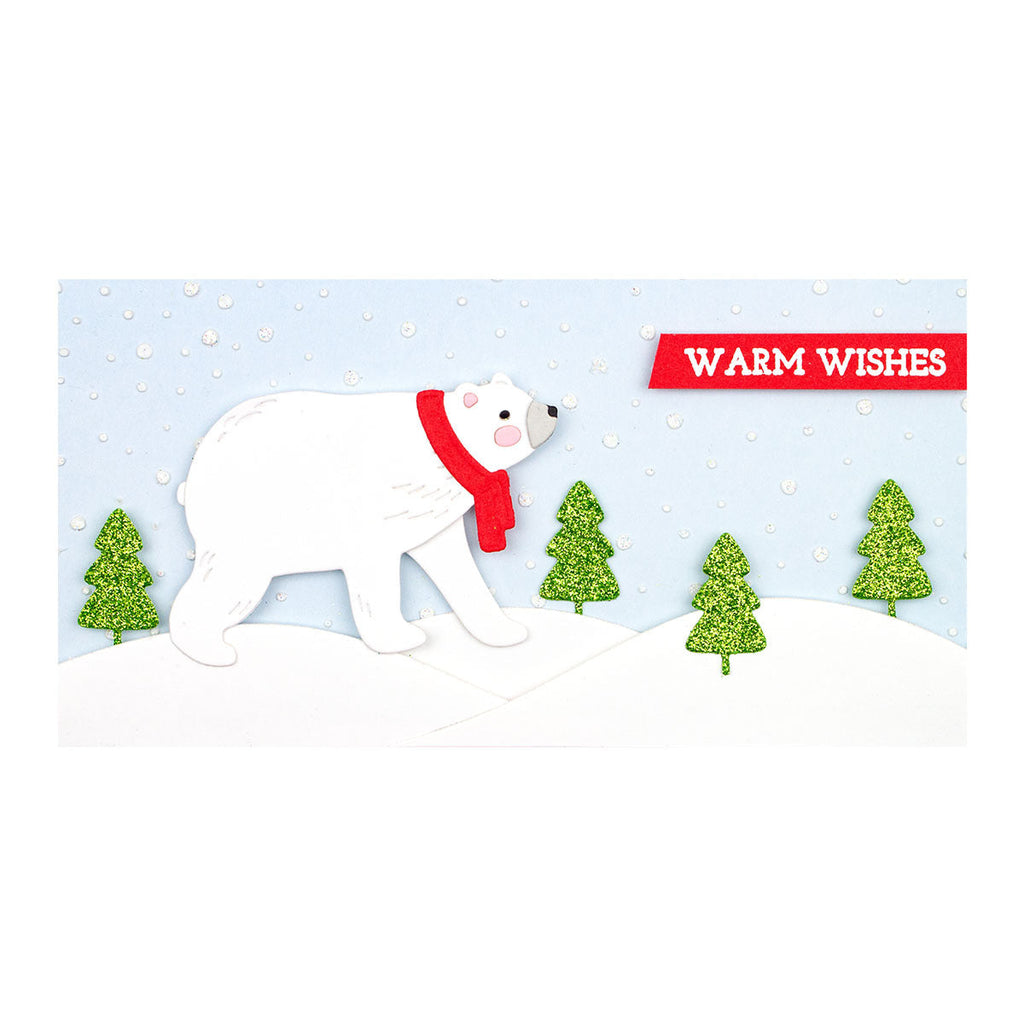 Color Block Scenic Scape Etched Dies from the Tis the Season Collection (S3-418) Product Example