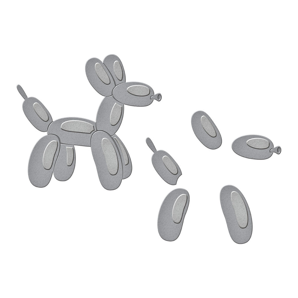 Balloon Party Animal Etched Dies from the Birthday Celebrations Collection (S3-450) colorization. 