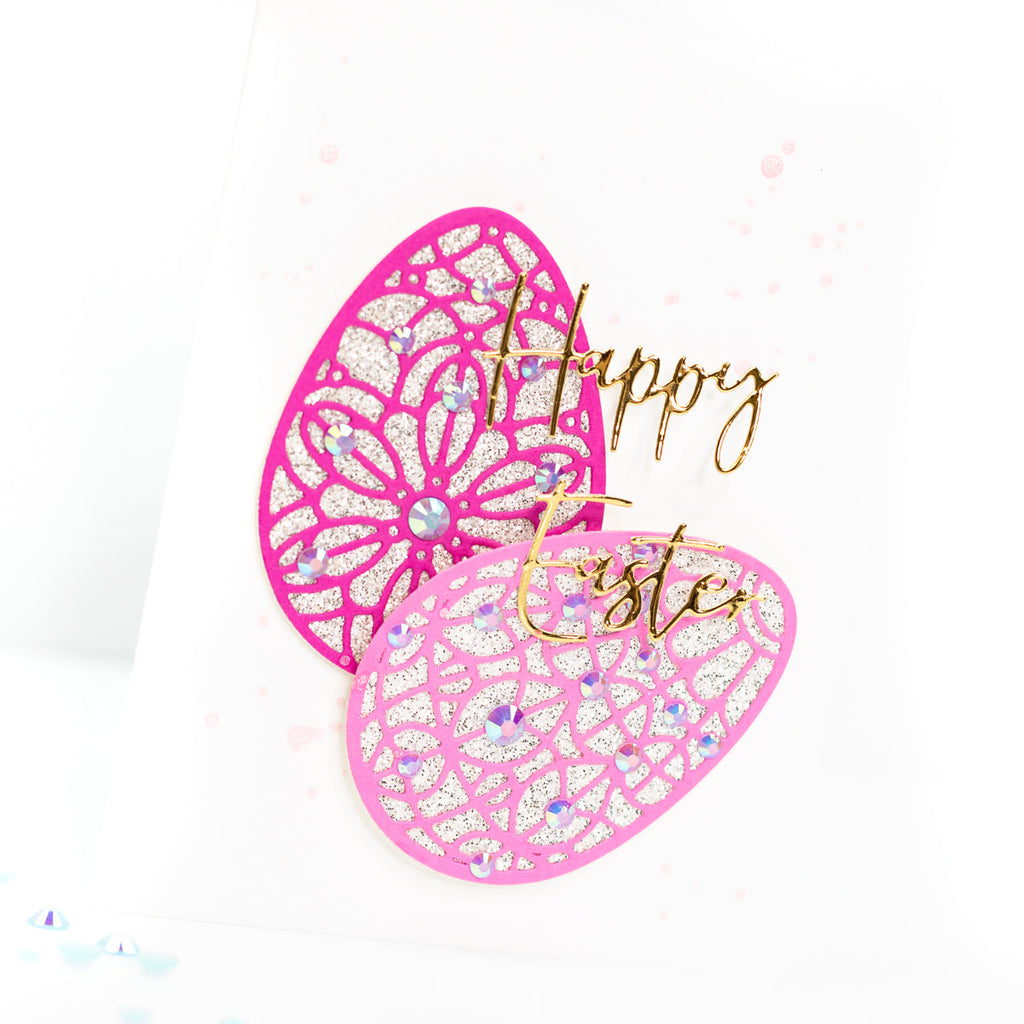 Forever Spring Eggs Etched Dies from Expressions of Spring Collection (S4-1100) Project Example 4