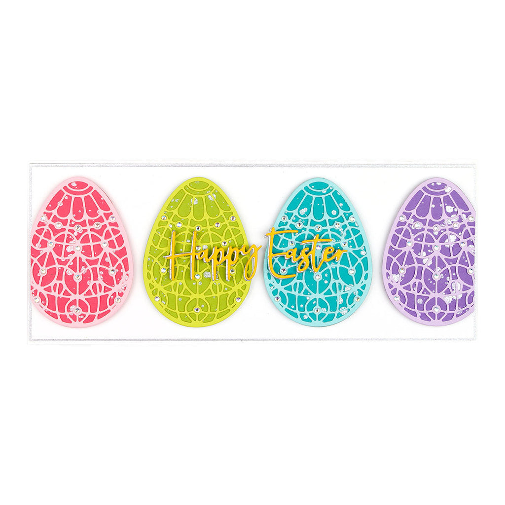Forever Spring Eggs Etched Dies from Expressions of Spring Collection (S4-1100) Product Example
