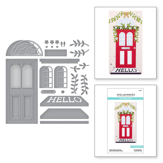 Open House Door Base Etched Dies from the Open House Collection