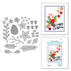 Christmas Blooms Etched Dies from the Tis the Season Collection (S4-1135) Combo Image