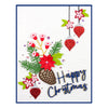 Christmas Blooms Etched Dies from the Tis the Season Collection (S4-1135) Product Example