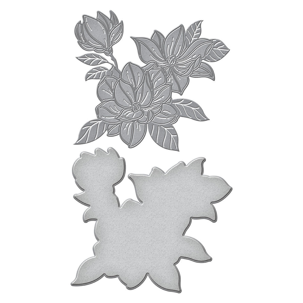 Magnolia Blooms Etched Dies from the Yana’s Blooms Collection by Yana Smakula (S4-1169) Colorization