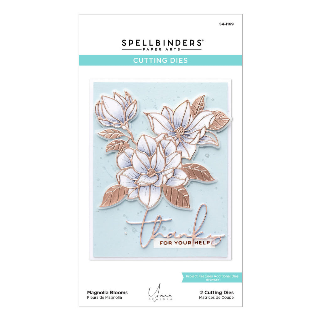 Magnolia Blooms Etched Dies from the Yana’s Blooms Collection by Yana Smakula (S4-1169) Product Packaging