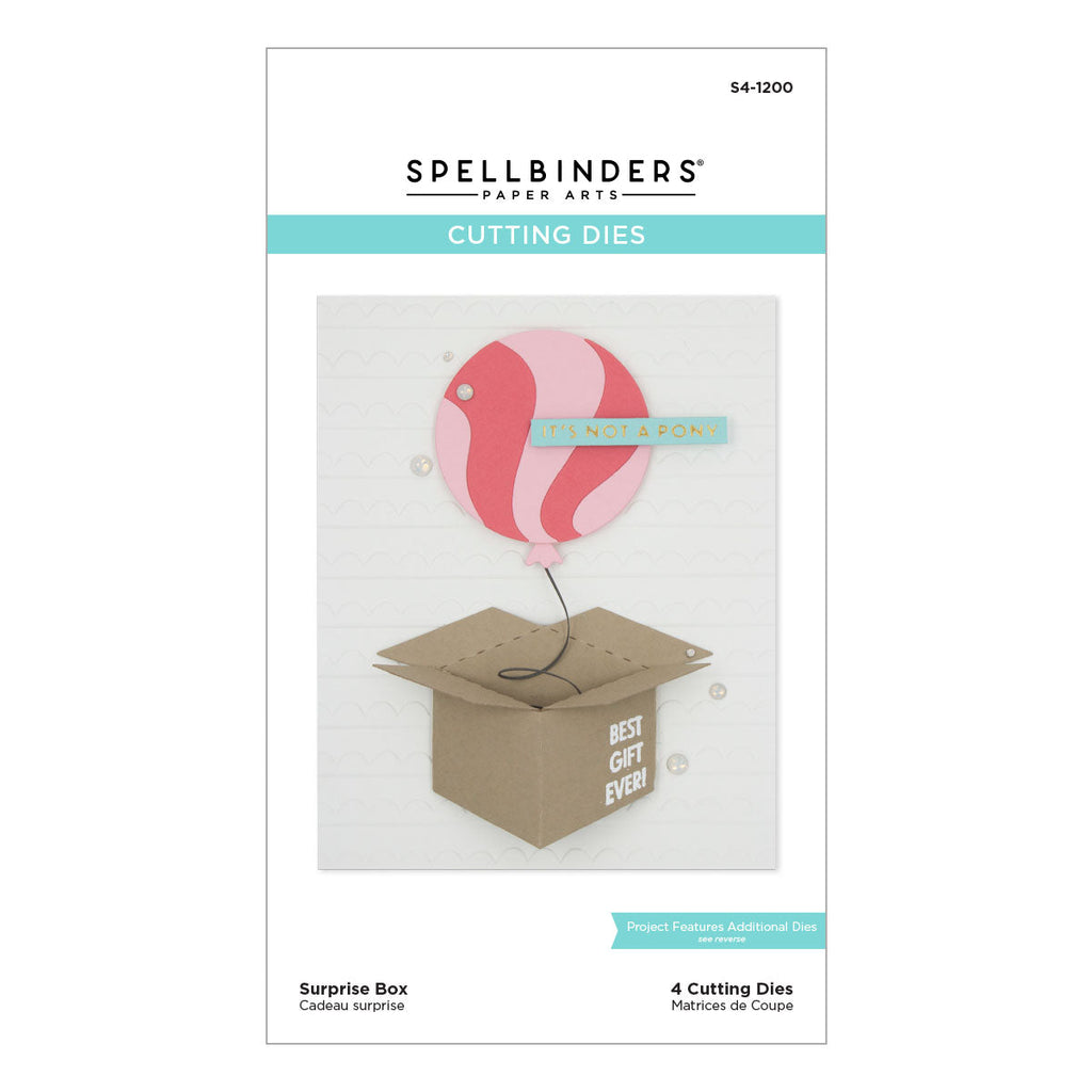 Surprise Box Etched Dies from the Birthday Celebrations Collection (S4-1200) packaging. 