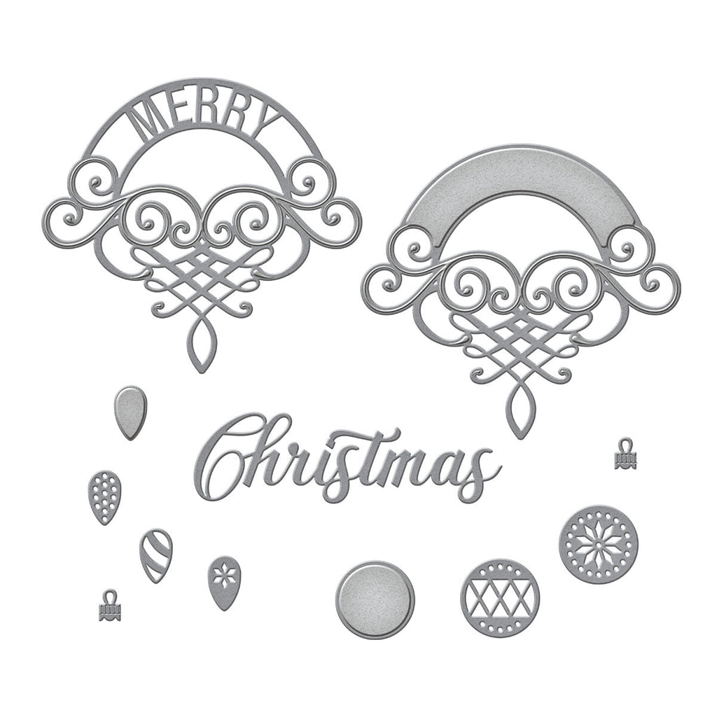 Merry Flourish Etched Dies from the Christmas Flourish Collection by Becca Feeken product image 3