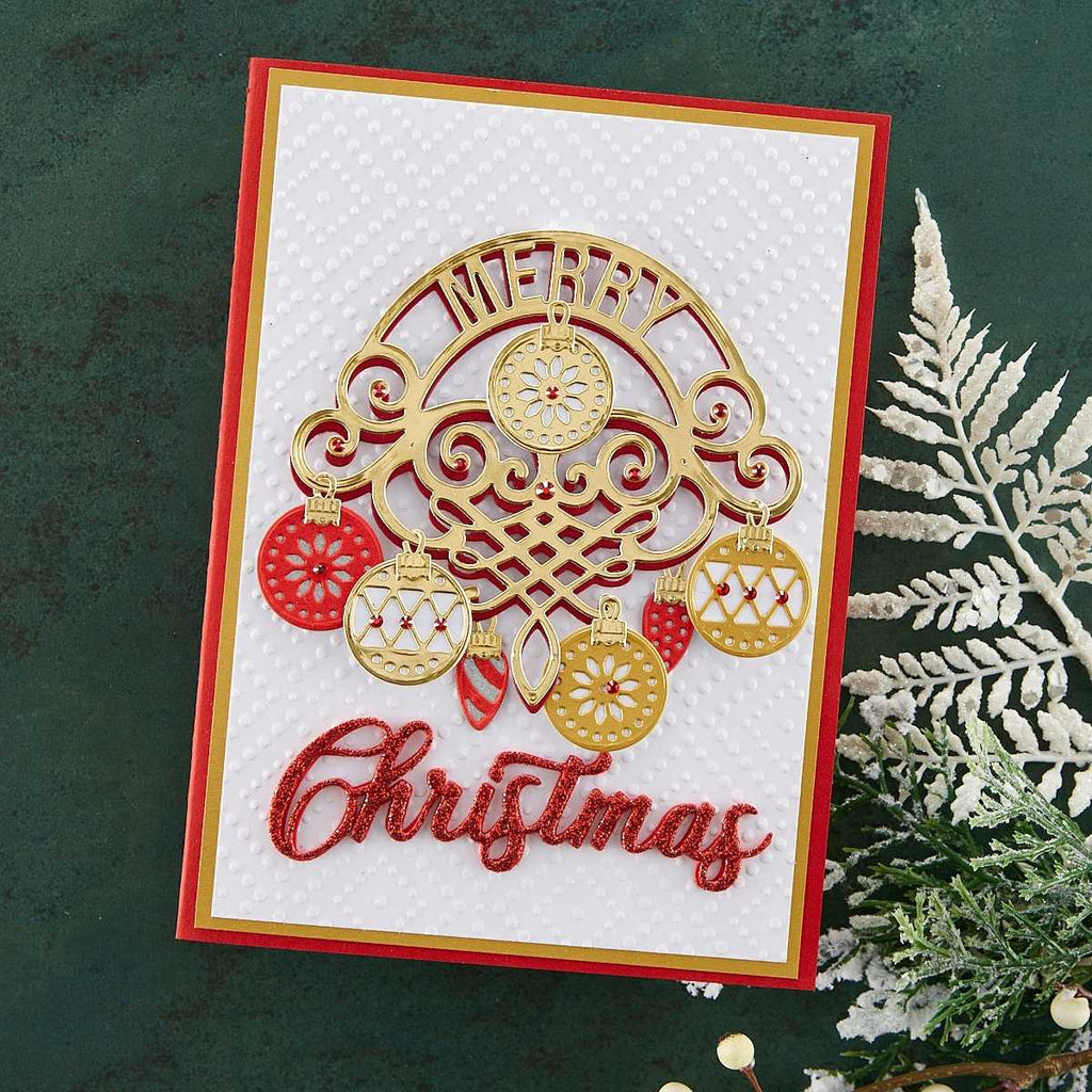 Merry Flourish Etched Dies from the Christmas Flourish Collection by Becca Feeken product image 2