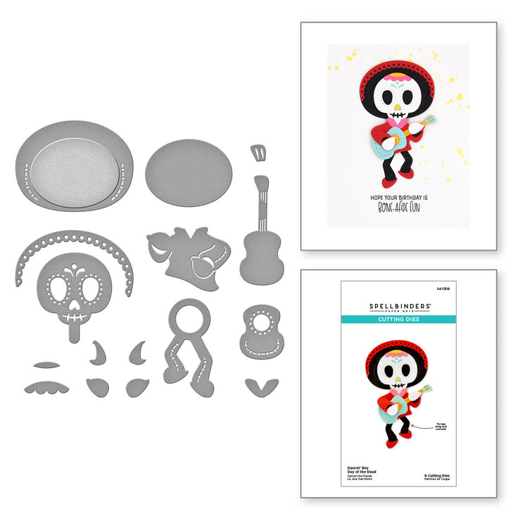 DANCIN' DAY OF THE DEAD BOY ETCHED DIES DANCIN' DAY OF THE DEAD BOY ETCHED DIES