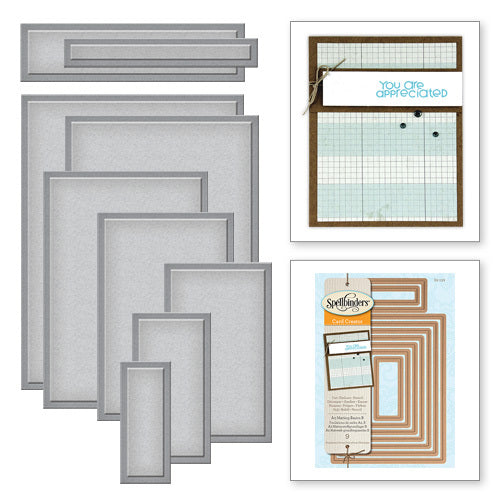 A-2 Matting Basics B Card Creator Etched Dies