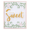 My Sweet Friend Etched Dies from The Right Words Collection by Becca Feeken (S5-512) project example whiteclip. 