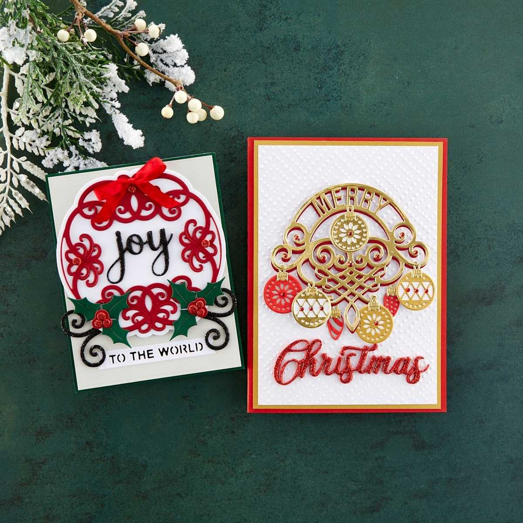Joy Flourish Doily Etched Dies from the Christmas Flourish Collection by Becca Feeken product image 5