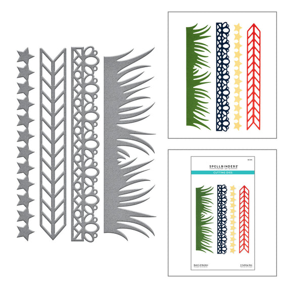 Bunch of Borders Etched Dies