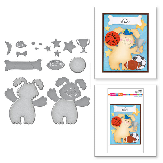 Stampendous Puppy Hugs Etched Dies from the Stampendous Hugs Collection