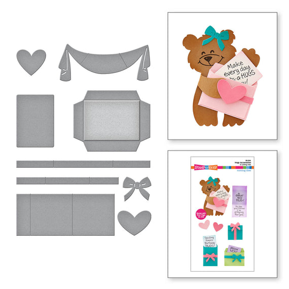 Stampendous Hugs Accessories Etched Dies from the Stampendous Hugs Collection