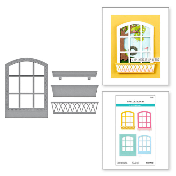 Vista View Window Etched Dies by Tina Smith