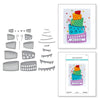 Topsy Turvy Cake Etched Dies from the Birthday Celebrations Collection (S6-195) combo product image.