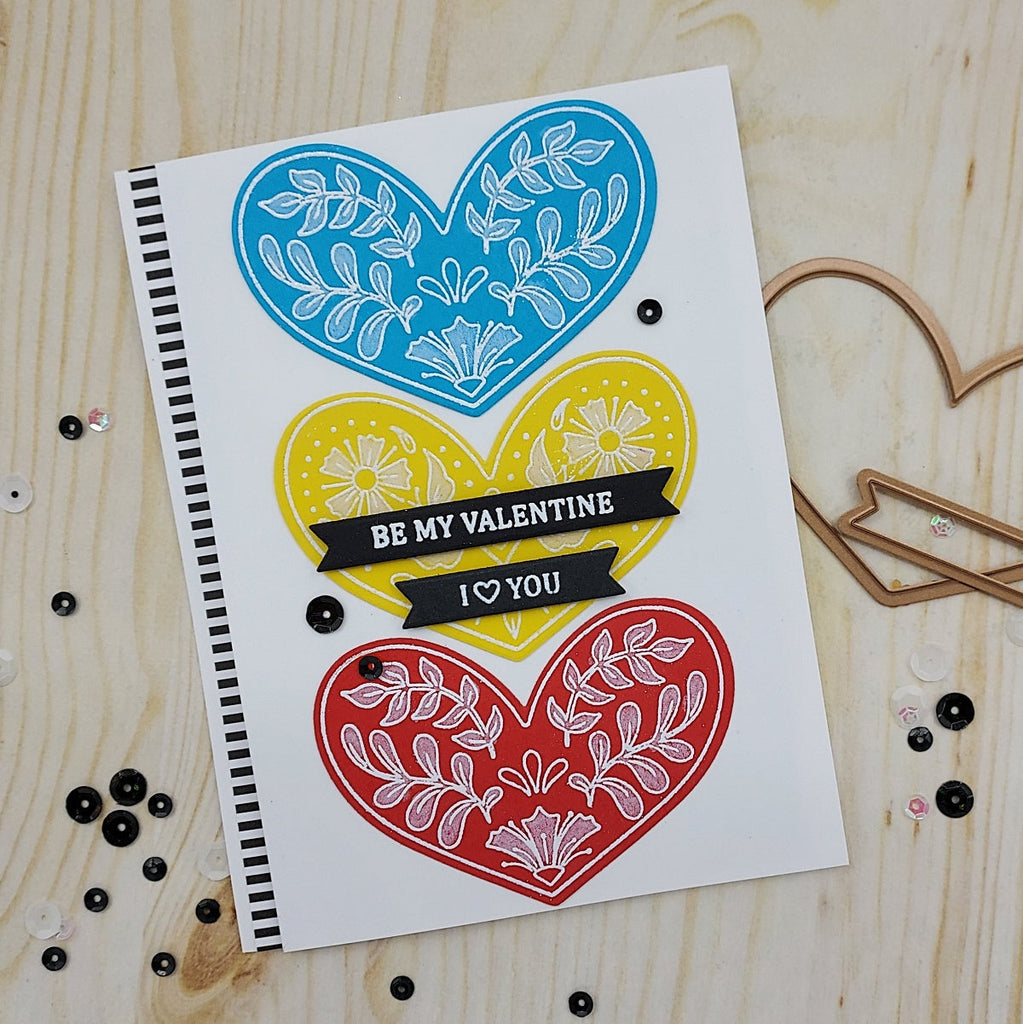 One Love, One Heart - Clear Stamp of the Month (CSOM-JAN22) Lee Ann Barrett
