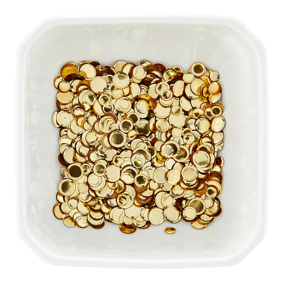Gold Smooth Discs Color Essentials Sequins