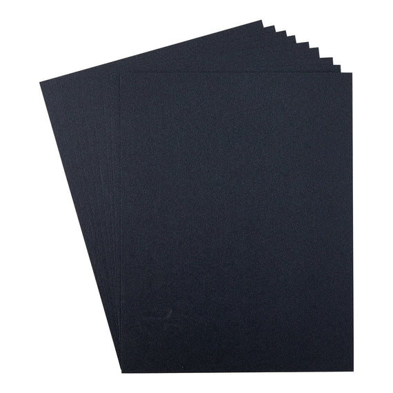 Brushed Black Cardstock - 8.5 x 11" Cardstock