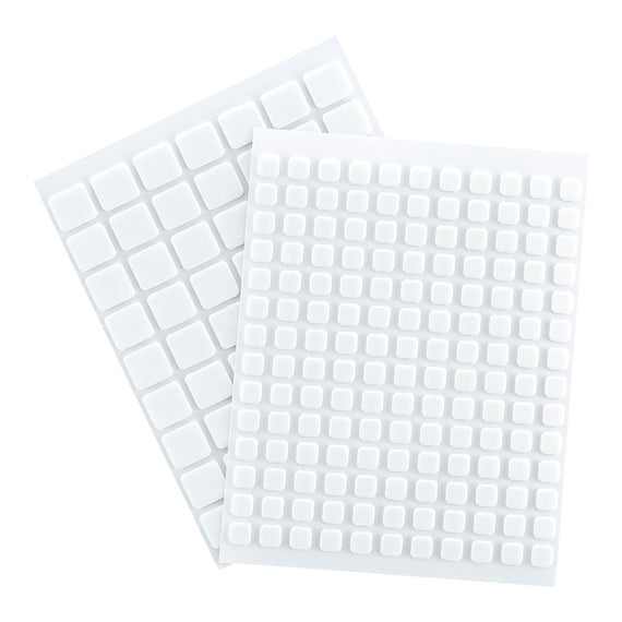 White Foam Adhesive Squares Mix - 1MM