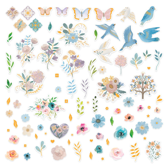 Floral Friendship Printed Die Cuts from the Floral Friendship Collection