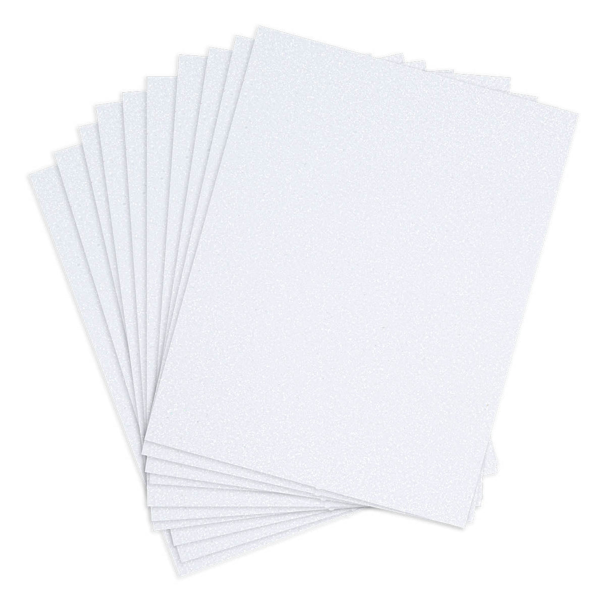 PopUp Die Cutting Glitter Foam Sheets White Spellbinders UK