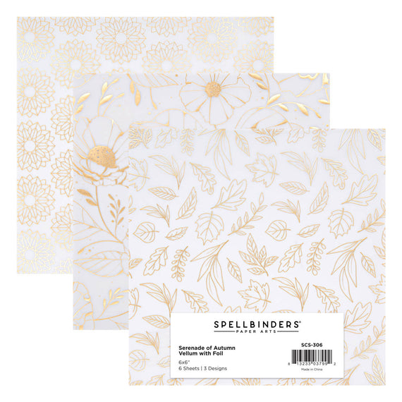 Foiled Vellum 6 x 6" Paper Pad