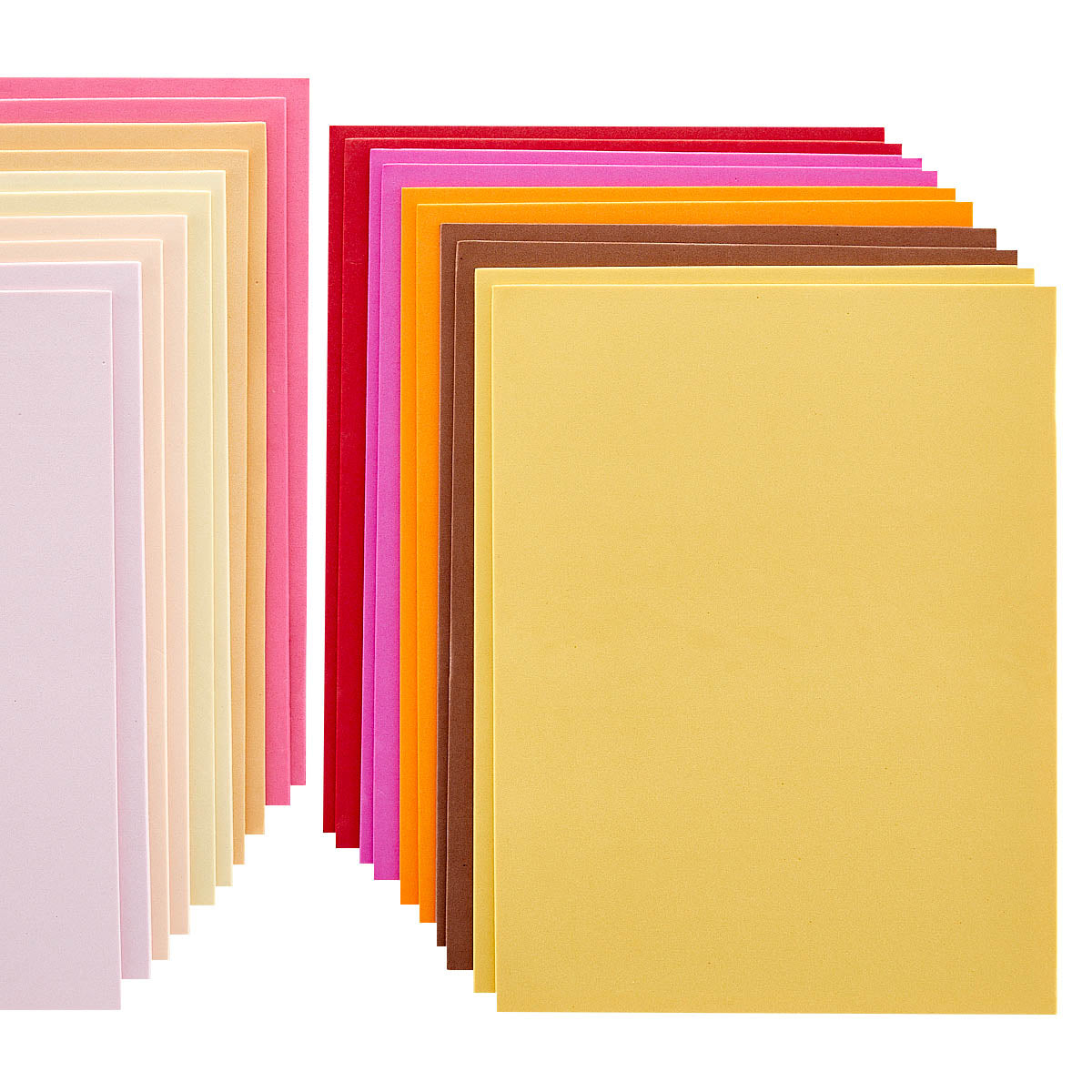 Warm Tones PopUp Die Cutting Foam Sheets 20 Pack Spellbinders UK