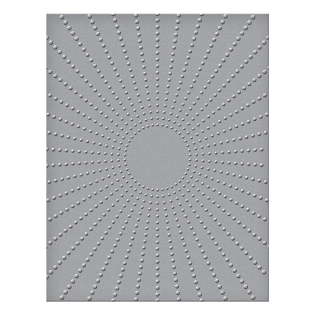 Sun Rays Embossing Folder (SES-021) Colorization mage. 