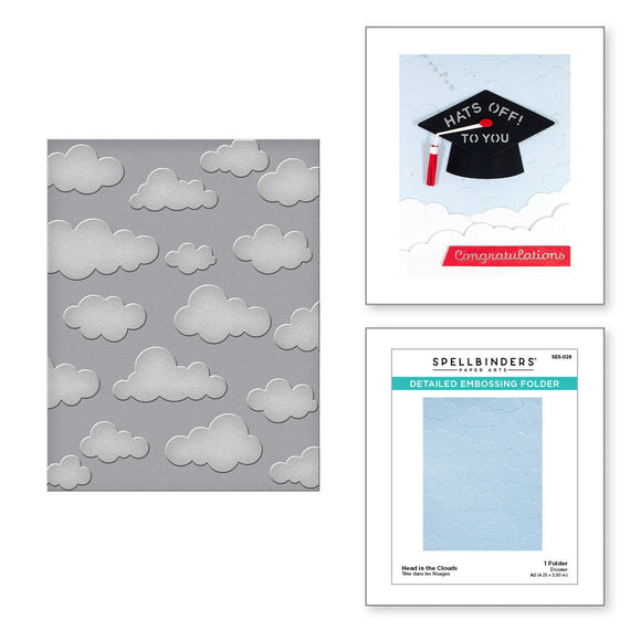 Head in the Clouds Embossing Folder