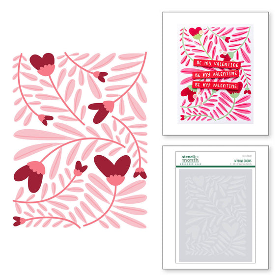 My Love Grows - Stencil of the Month