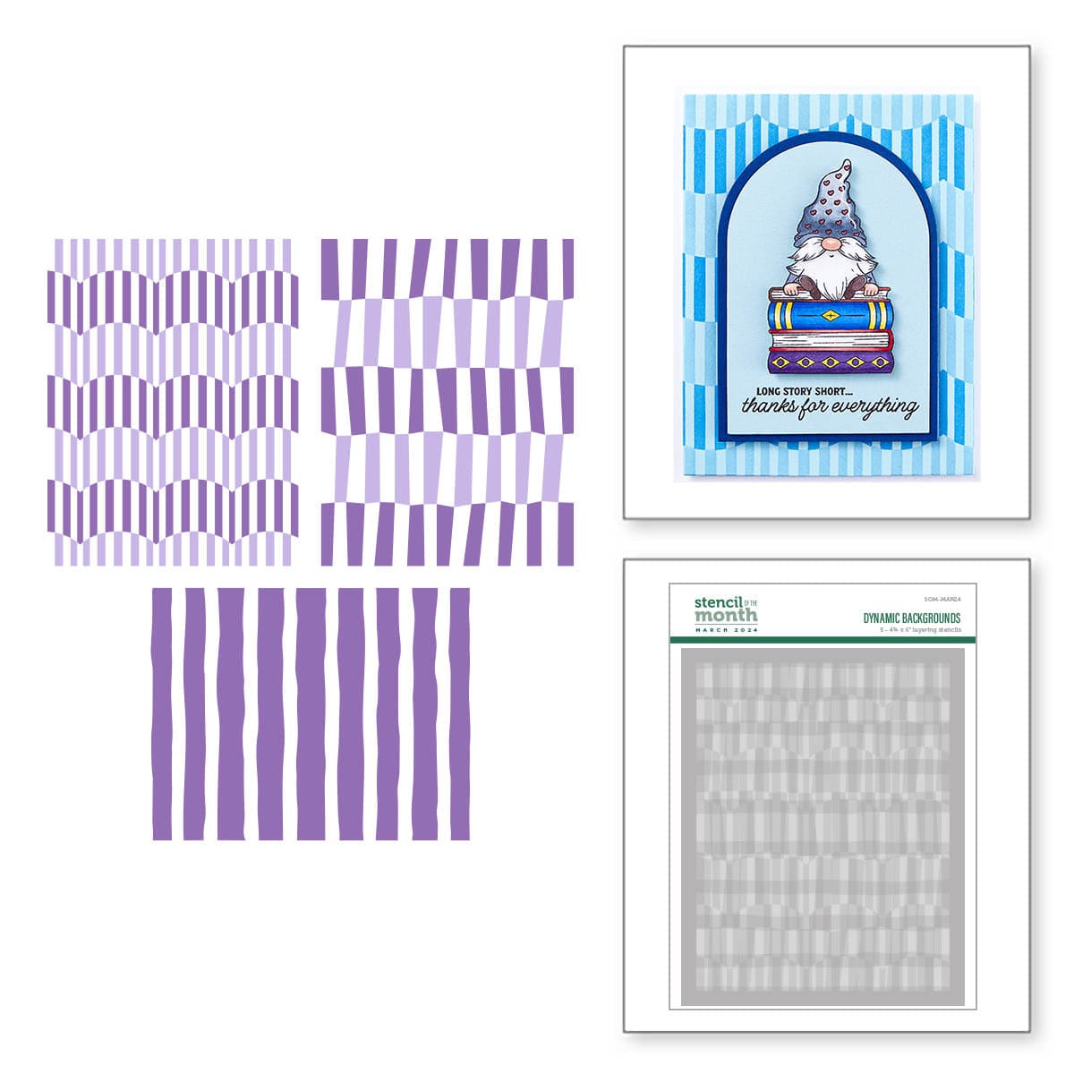 Dynamic Backgrounds - Stencil of the Month – Spellbinders UK