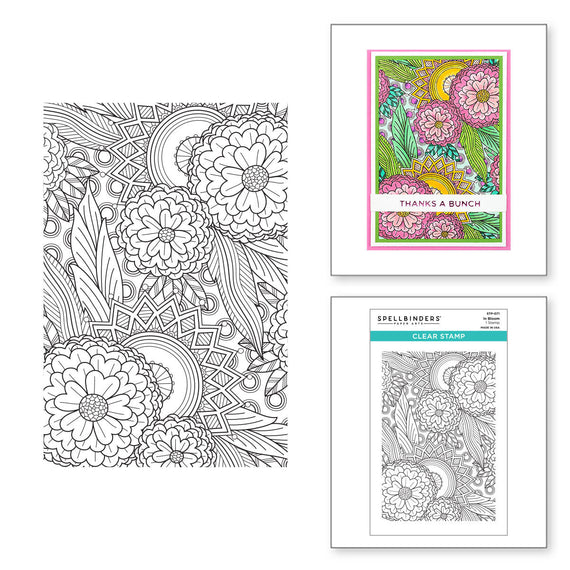 In Bloom Clear Stamp Set from the Cardmaker Collection
