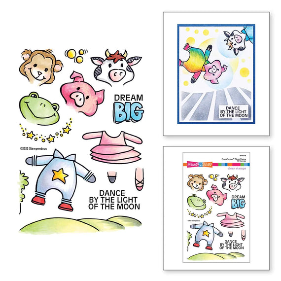 Stampendous FransFormer™ Moon Dance Clear Stamps