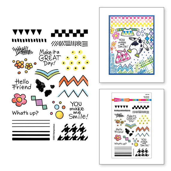 Stampendous FransFormer™ Geo Prints Clear Stamps