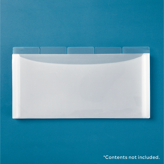 Totally Tiffany - 9" x 4" Tabbed Divider Pockets - 5pk