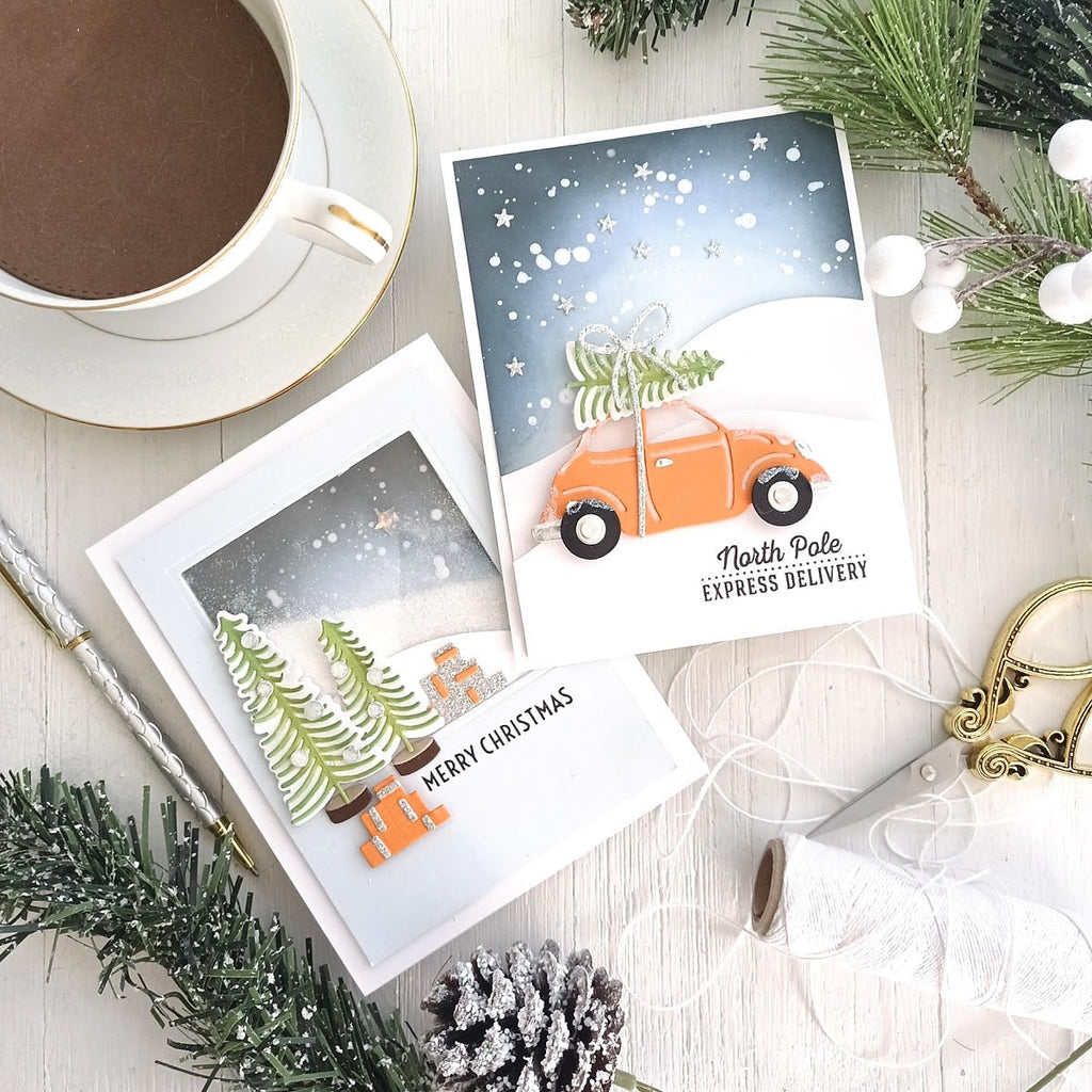 Color Block Scenic Scape Etched Dies from the Tis the Season Collection (S3-418) Project Example 7