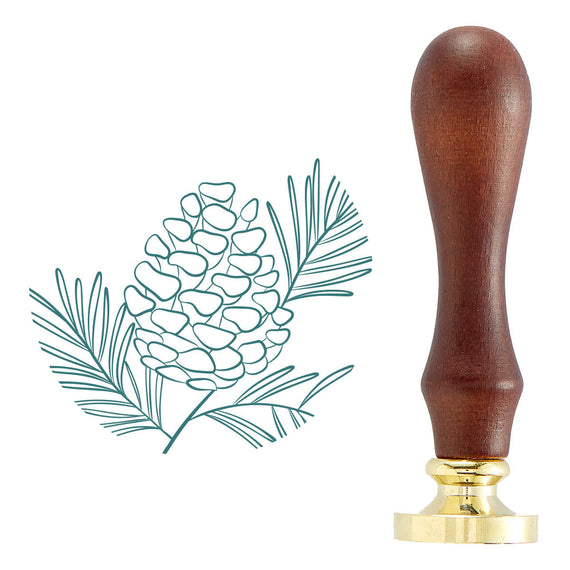 Pine Cone Spray Wax Seal Stamp