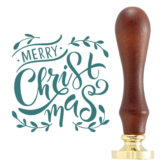Spellbinders Exclusive: Merry Christmas Square Wax Seal